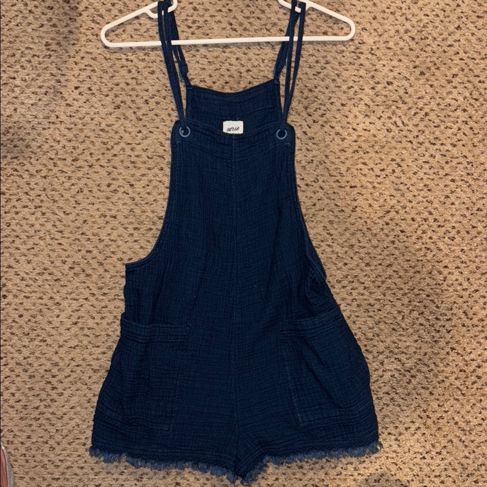 Aerie Black Jumpsuit with Adjustable Straps